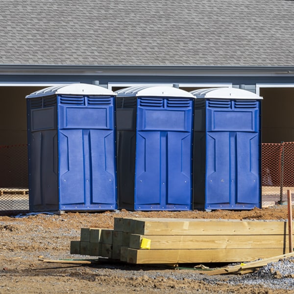 what is the maximum capacity for a single portable toilet in Corbettsville NY